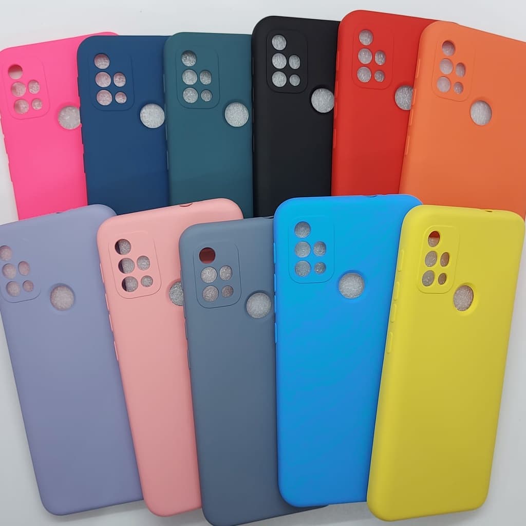 Capa Capinha Case de Silicone com o interior Aveludado Moto G10/G20/G30 (G 10 / G 20 / G 30)