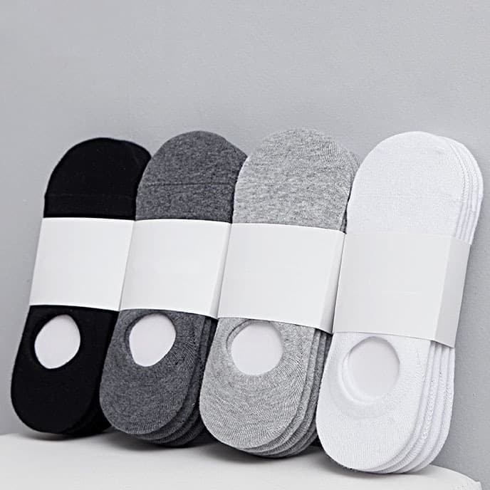 Kit 3 Pares Meia Sapatilha Invisível Cano Curto Feminina Masculina Unissex Algodão Conforto