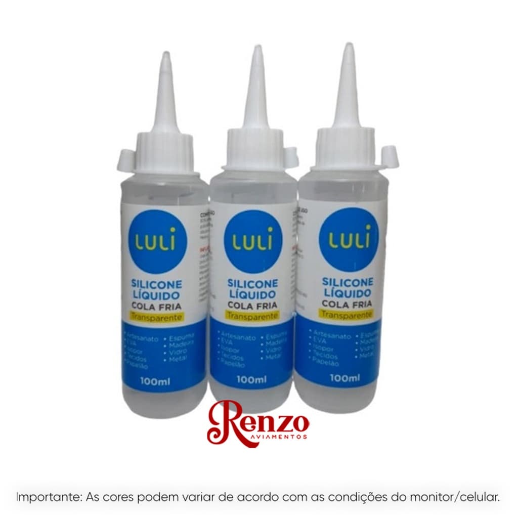 Cola de Silicone Líquida para Artesanato / Cola Fria 100mL