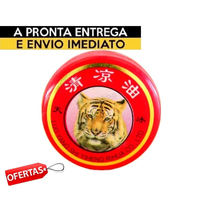 Pomada Japonesa Chinesa Tigre 1 Unidade Envio Original Top