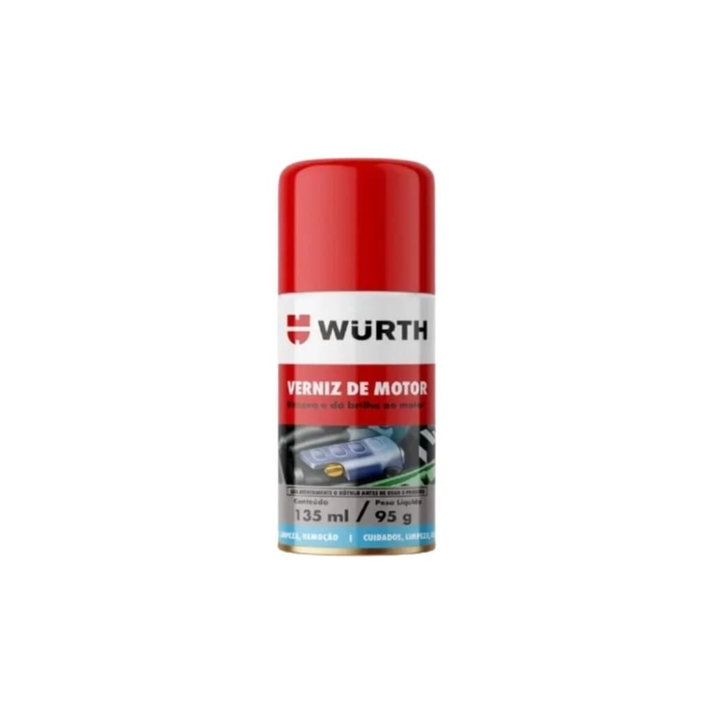 Verniz De Motor Limpeza Automotiva Lubrificante Para Carros Moto Barco Wurth 135ml