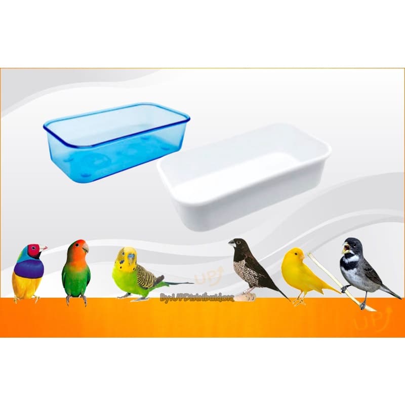 Banheira Interna P/ Aves G 600ml - Verão Passaros Diversos Calopsita, Agapornes