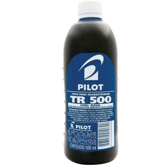 Tinta Reabastecedor Pincel Atômico Tr 500 Azul 500ml - Pilot
