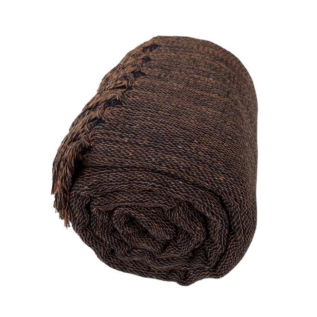 Manta Marrom Para Sofá e Cama 2,4m X 1,8m Retrátil Casal Capa Luxo