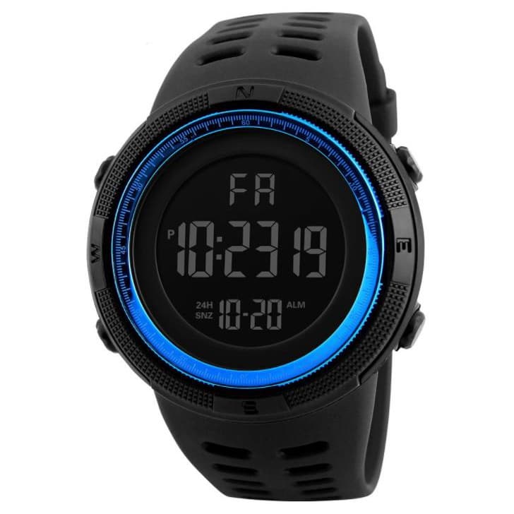 Relógio De Pulso Masculino Esportivo Com Visor Grande Tela Preta Luminoso MultifuncionalRelógio De Pulso Masculino Esportivo Com Visor Grande Tela Preta Luminoso Multifuncional
