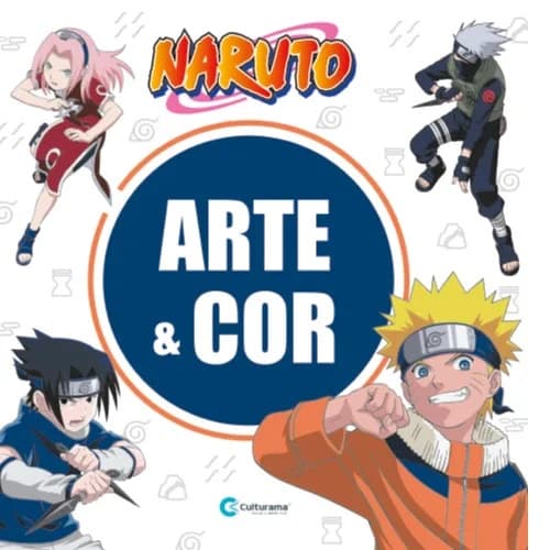 Livro para Colorir Naruto Infantil Grande Culturama