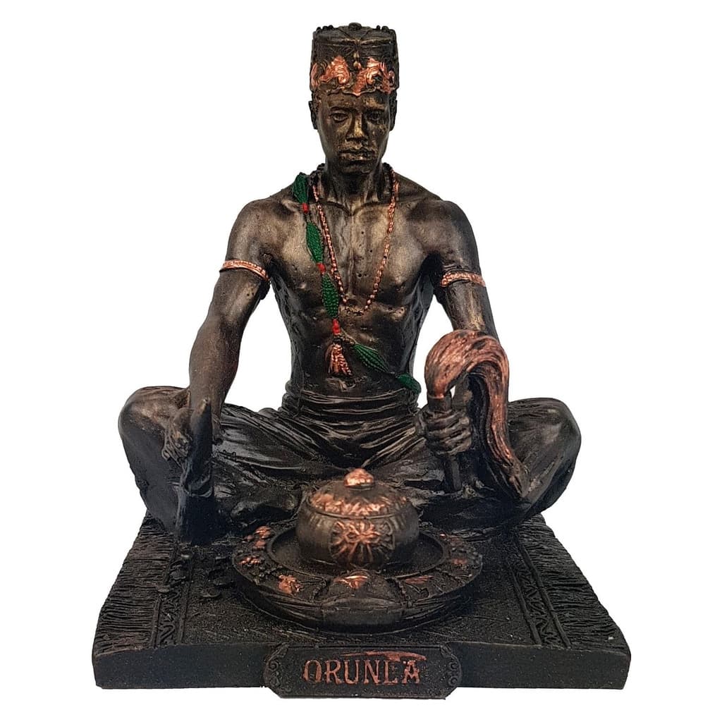 Imagem Orixá Orunla Ifa Estatueta Religiosa Umbanda Candomblé