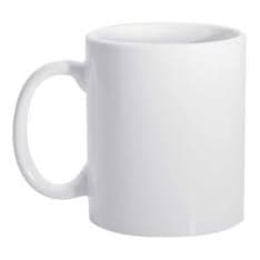 Caneca Branca de Porcelana para Sublimação