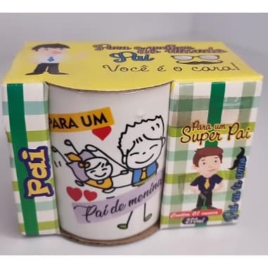 CANECA PORCELANA PAI DE MENINO