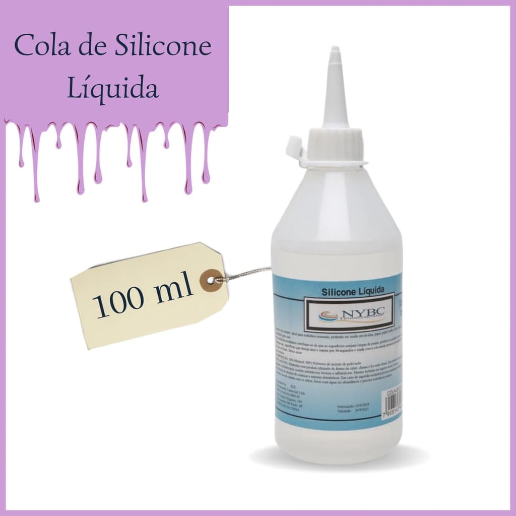 Cola de Silicone Líquida 100ML Transparente