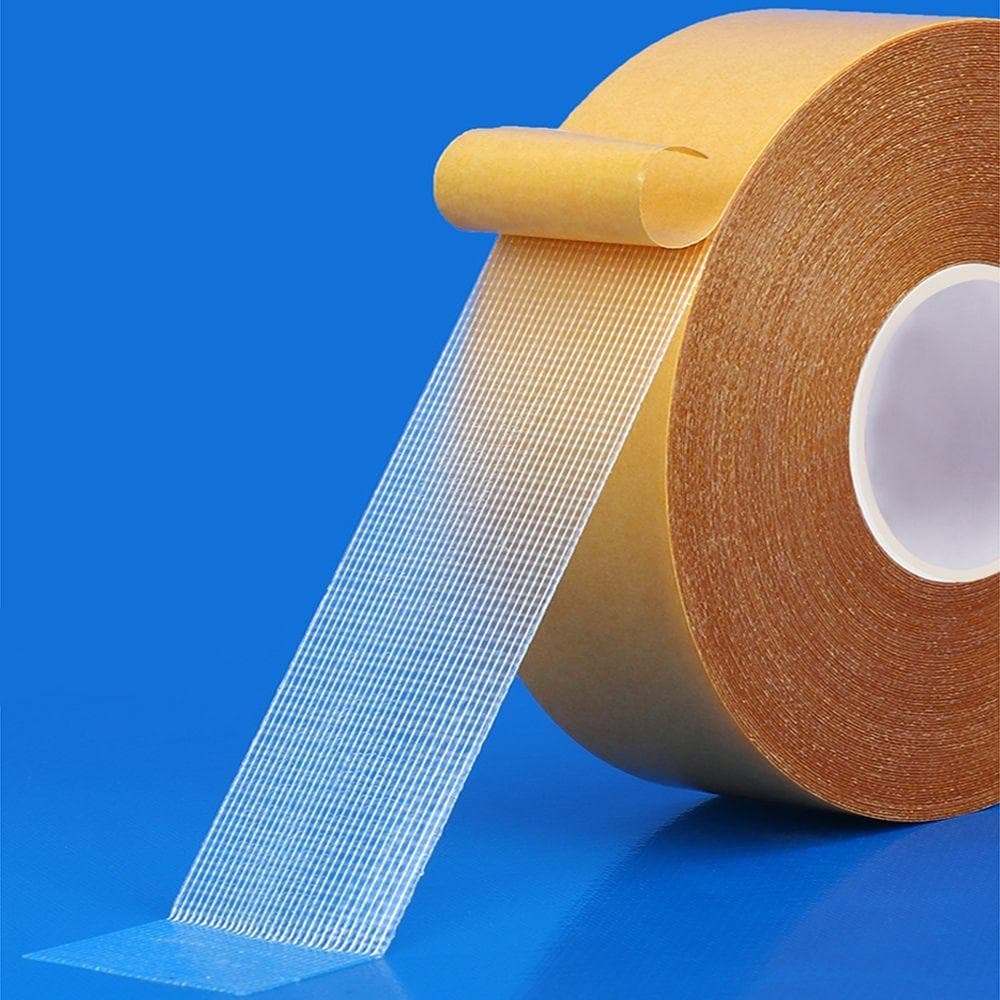 Adesivo Tapete De Fixação Resistente Ao Calor Impermeável Fita Dupla Face Base De Pano De Malha Translúcida