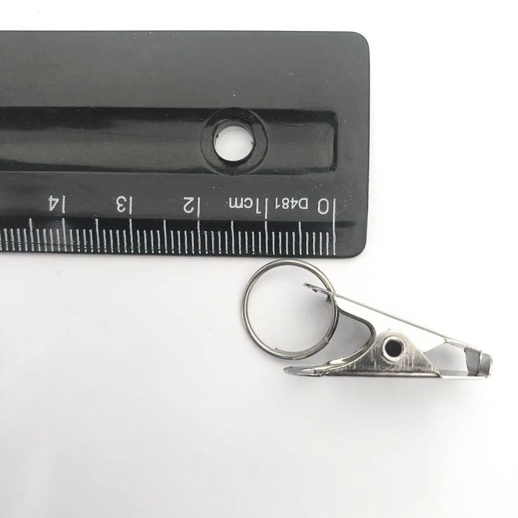 1.000 Presilhas Clip Jacaré Com Argola 13 Mm