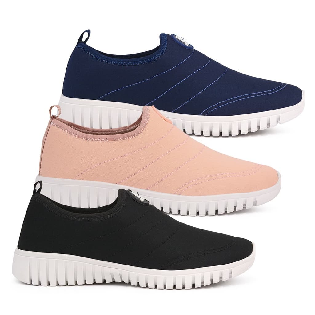 Kit 3 Tênis Modelo Meia No Pé Unissex Lançamento Mega Promoção calce fácil slip on