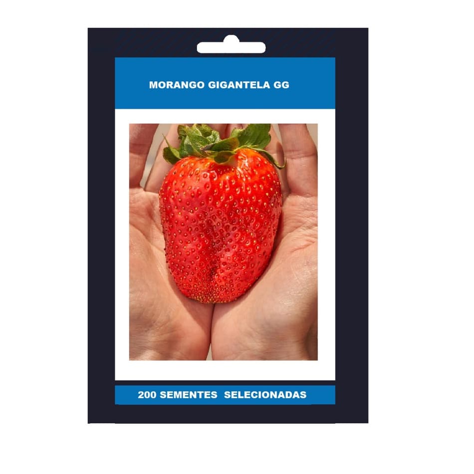 Morango Gigante Gigantella 300 Sementes