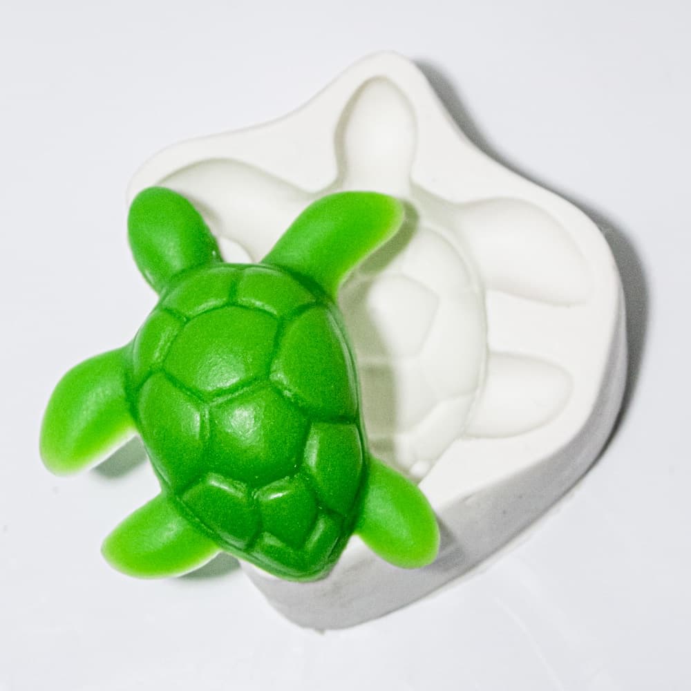 Forma de Silicone Tartaruga (Molde de Silicone para Sabonete)