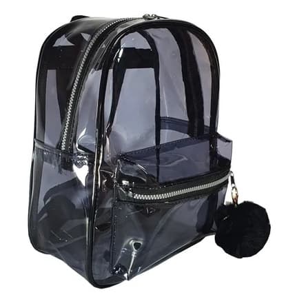 Mochila Transparente Grande Neon
