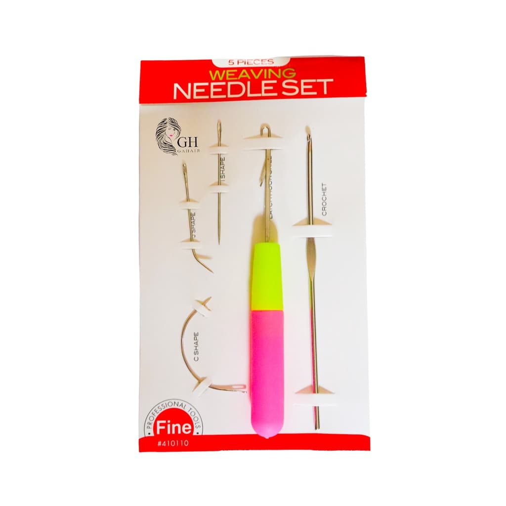 Kit De Agulhas Diversas Contendo 5 Peças Para Todos Os Tipos De Mega Hair > 1 Agulha Especifica Para Cada Método