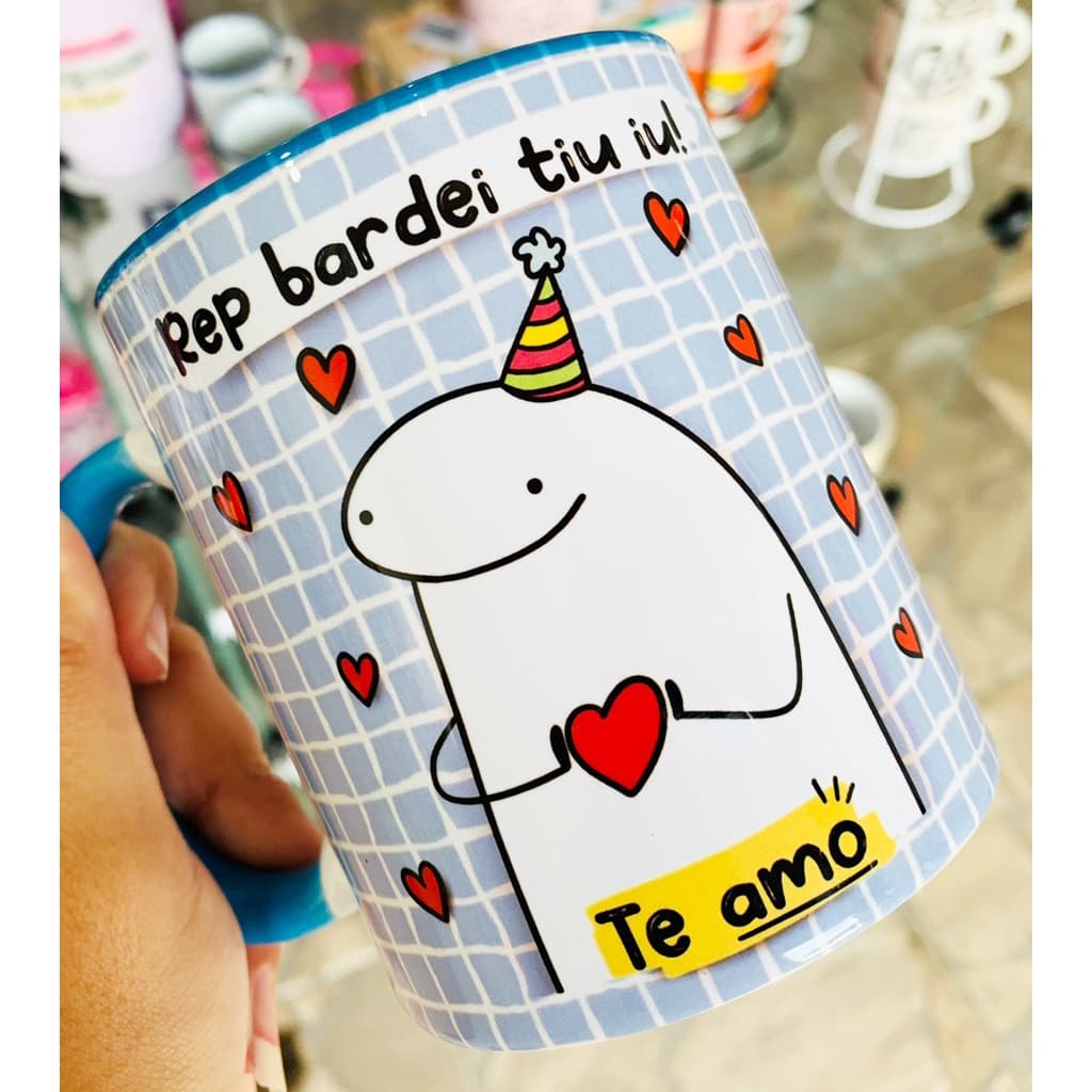 Caneca Personalizada Aniversário, Parabéns, Presente, Presente Personalizado, Presente Criativo, Presente Exclusivo, Flork, Mimo,