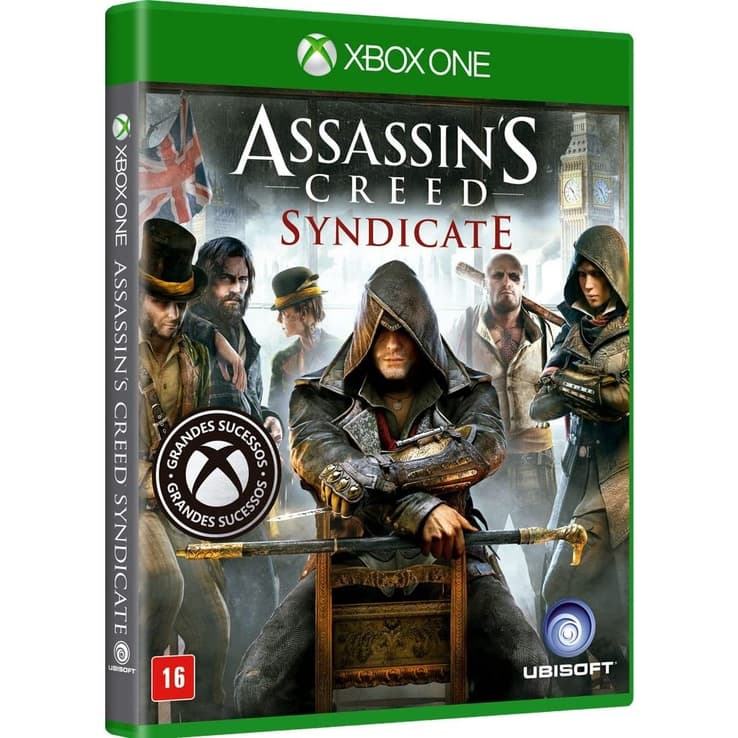 Jogo Original Novo Lacrado Assassin's Creed - Syndicate xbox one Xbox Series X Midia Fisica Disco
