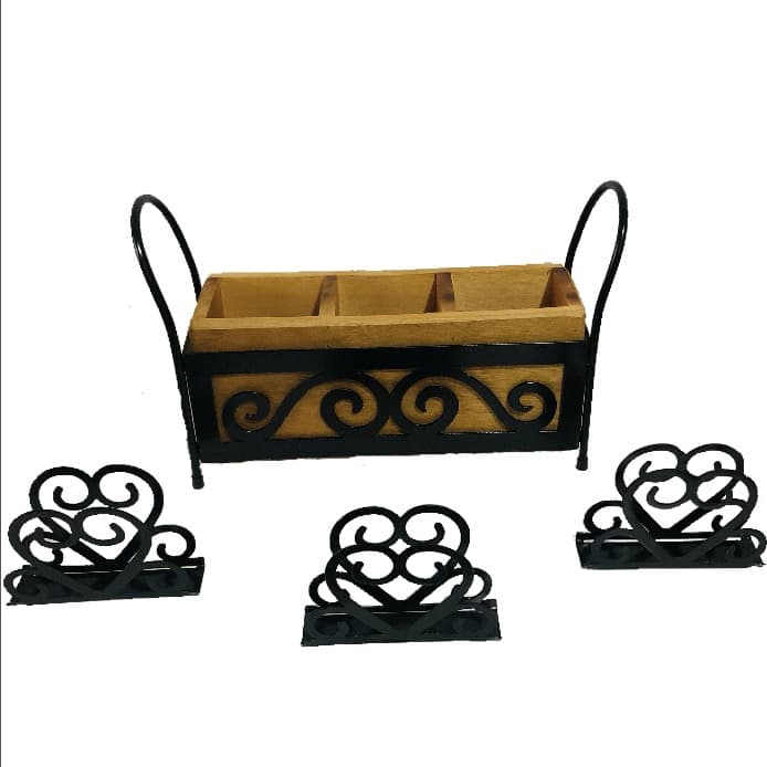 Kit Porta Talheres E Porta Guardanapos Talheres Restaurantes
