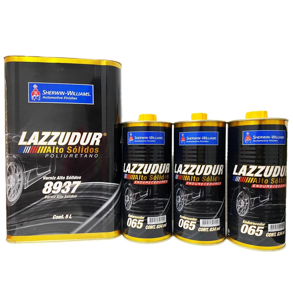 Verniz 8937 Lazzuril Alto Solidos Com Catalisador - Galão 5 Litros