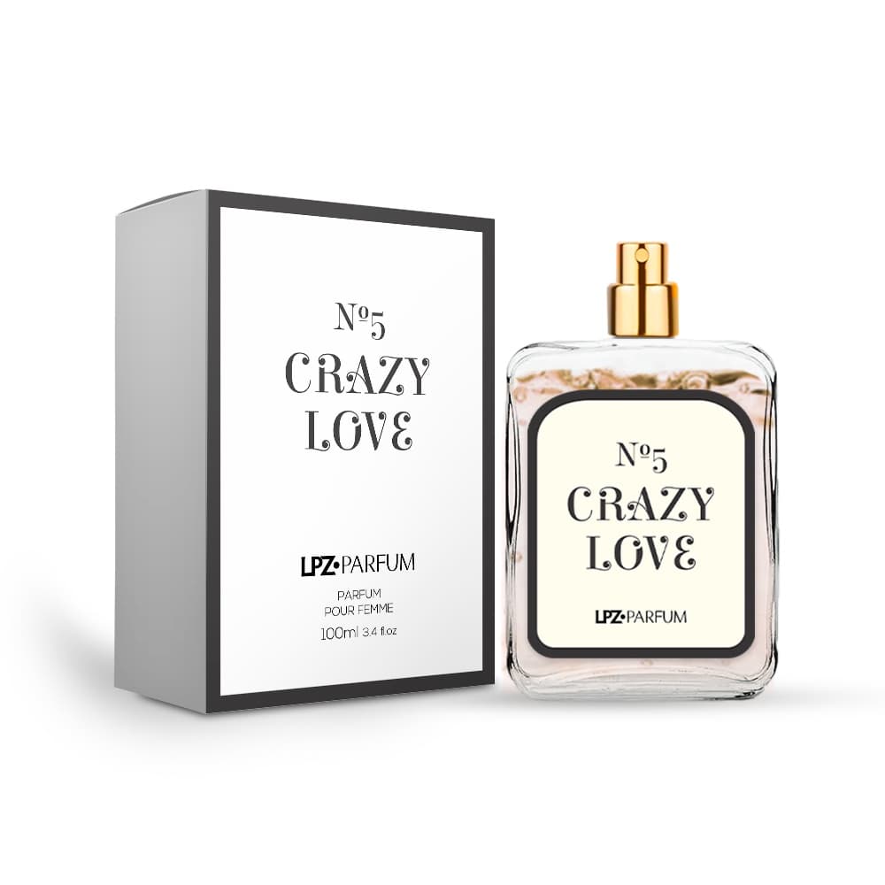 Perfume Feminino Crazy Love N5 - LPZ PARFUM (Ref. Importado) 100ml