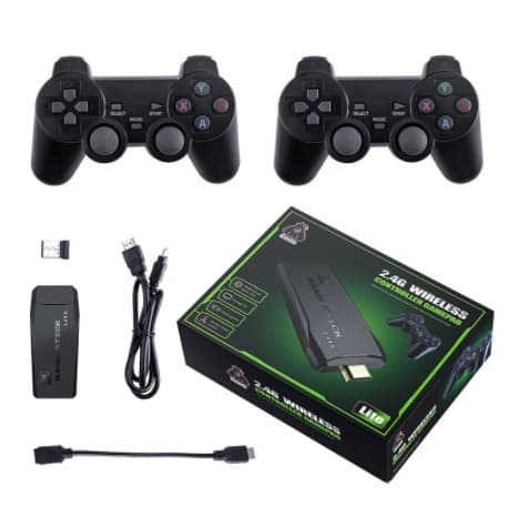 DC Videogame Stick 10mil 2 Controles Sem Fio Console Original Portatil Jogos Retro Antigo envio imediato