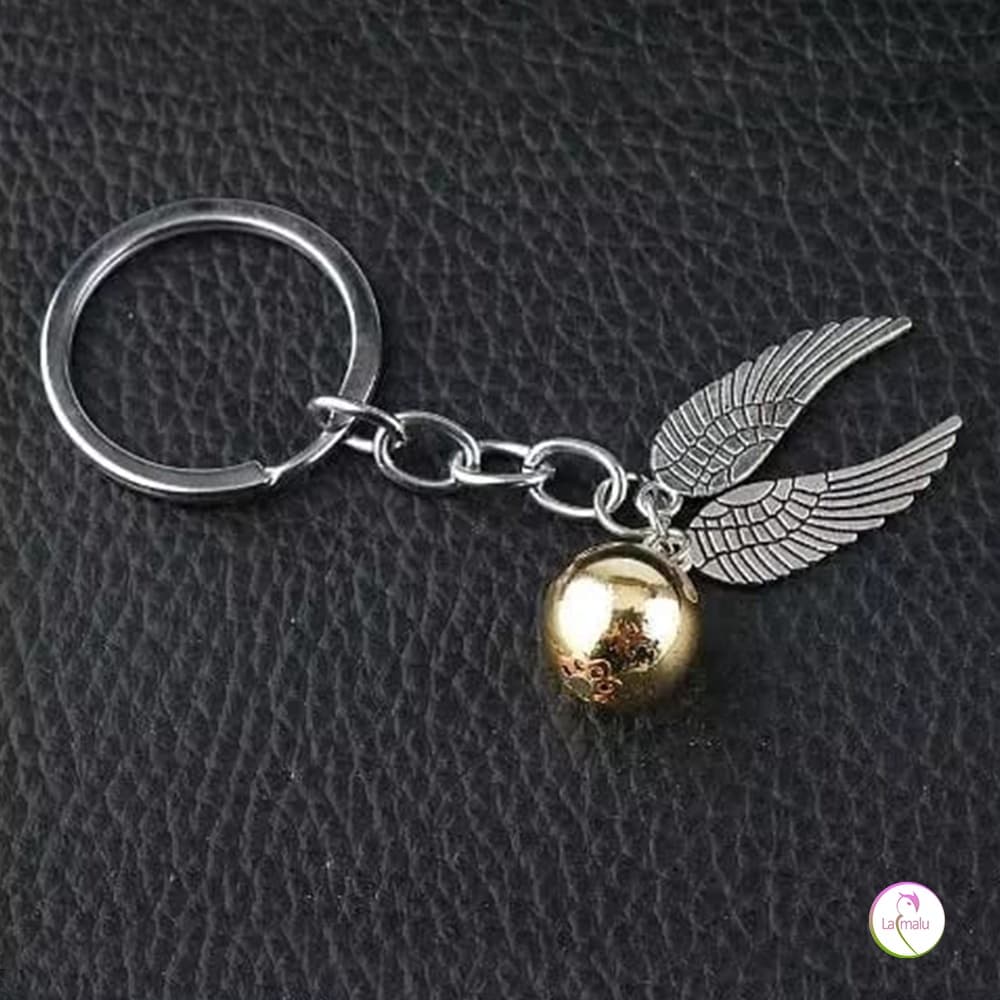 Chaveiro Bijuteria Pomo de Ouro Inspirado em Harry Potter - Cor Prata