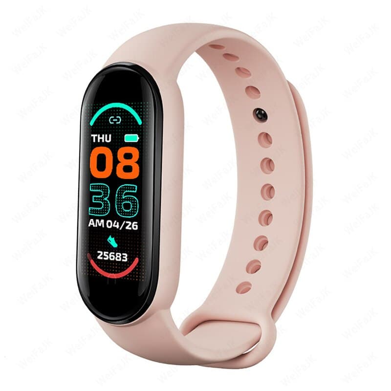 Relógio Inteligente Bluetooth Rosa M7 resistente a água/Smartwatch Esportivo MI M7