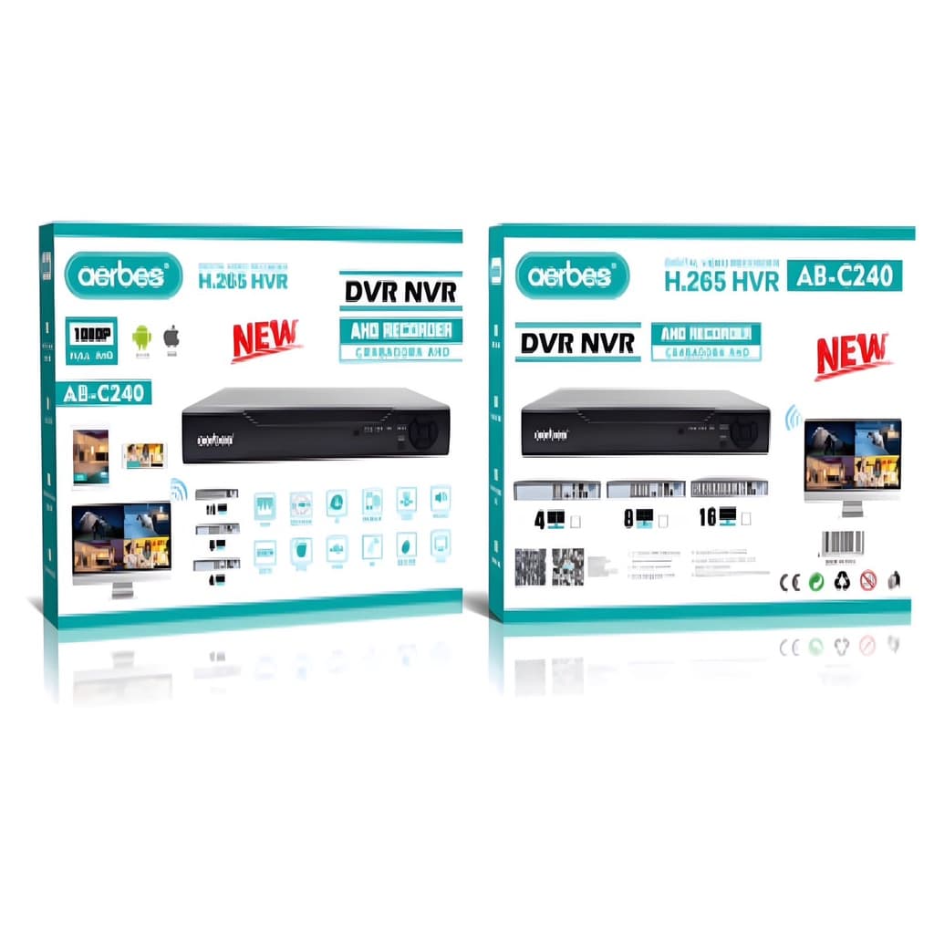 Dvr Gravador 4/8/16 Canais Multi Hd 1080p Full HD Híbrido Stand Alone Com Acesso Remoto