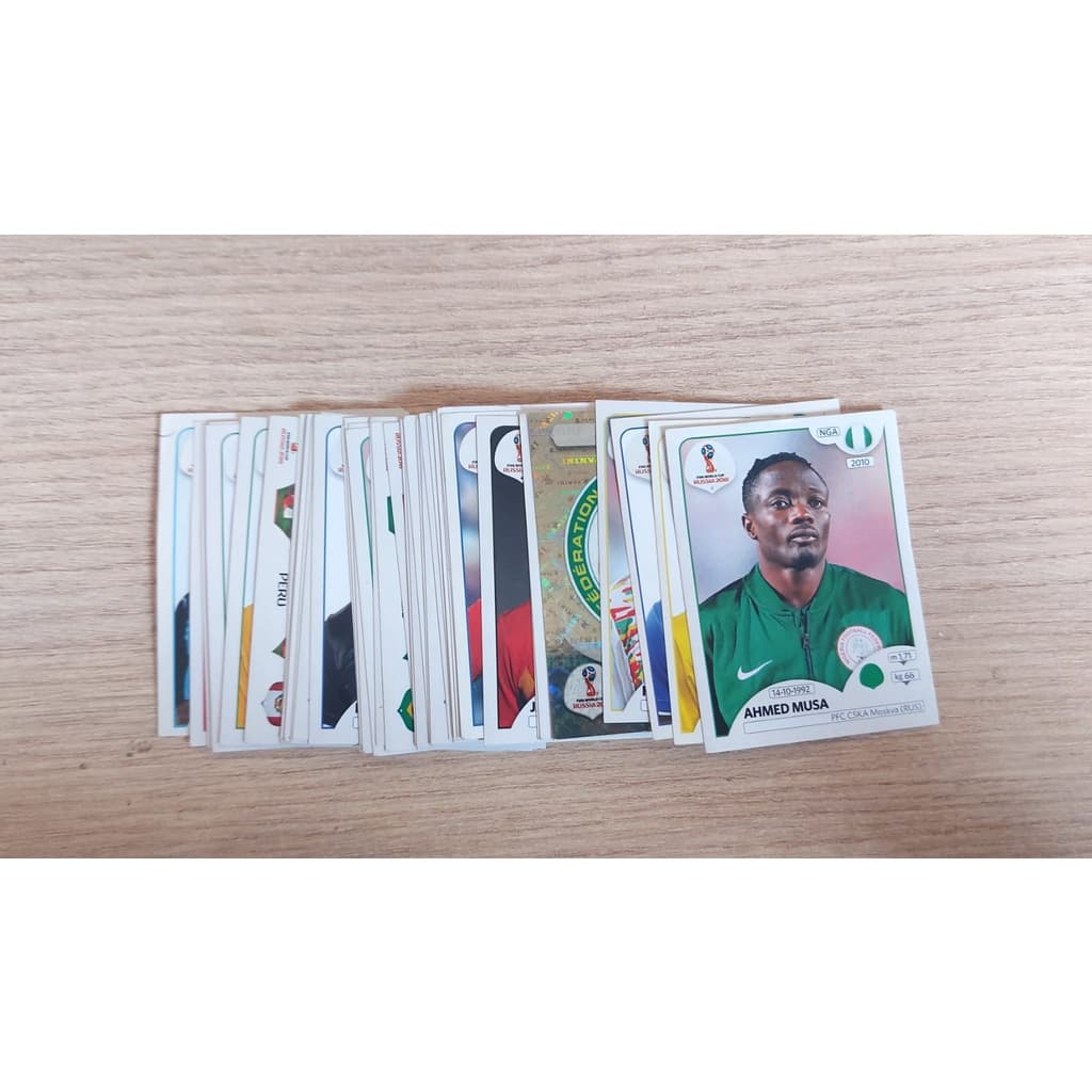 46 Figurinhas Copa Russia 2018