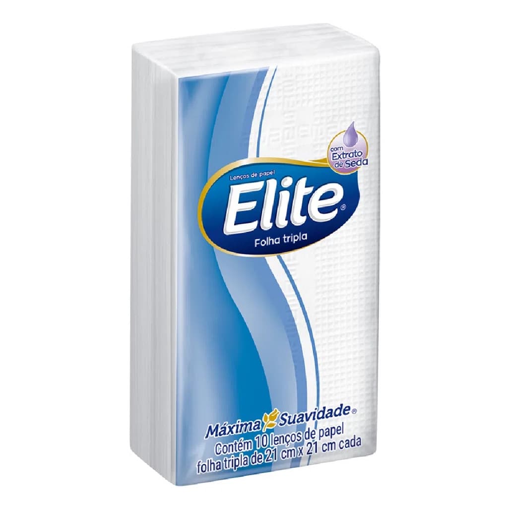 Lenços De Papel Elite Softy's De Bolso - 08 Pacote Nova Embalagem