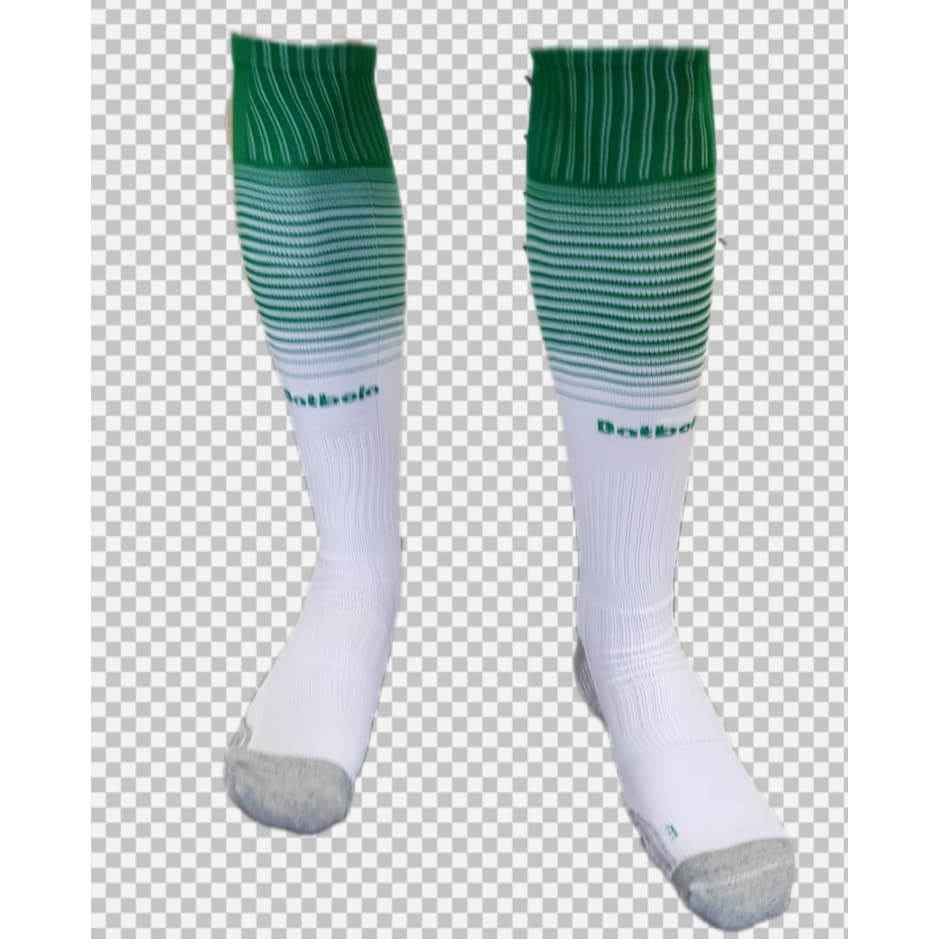 Meião Futebol Batbola Profissional Degrade Branco/Verde