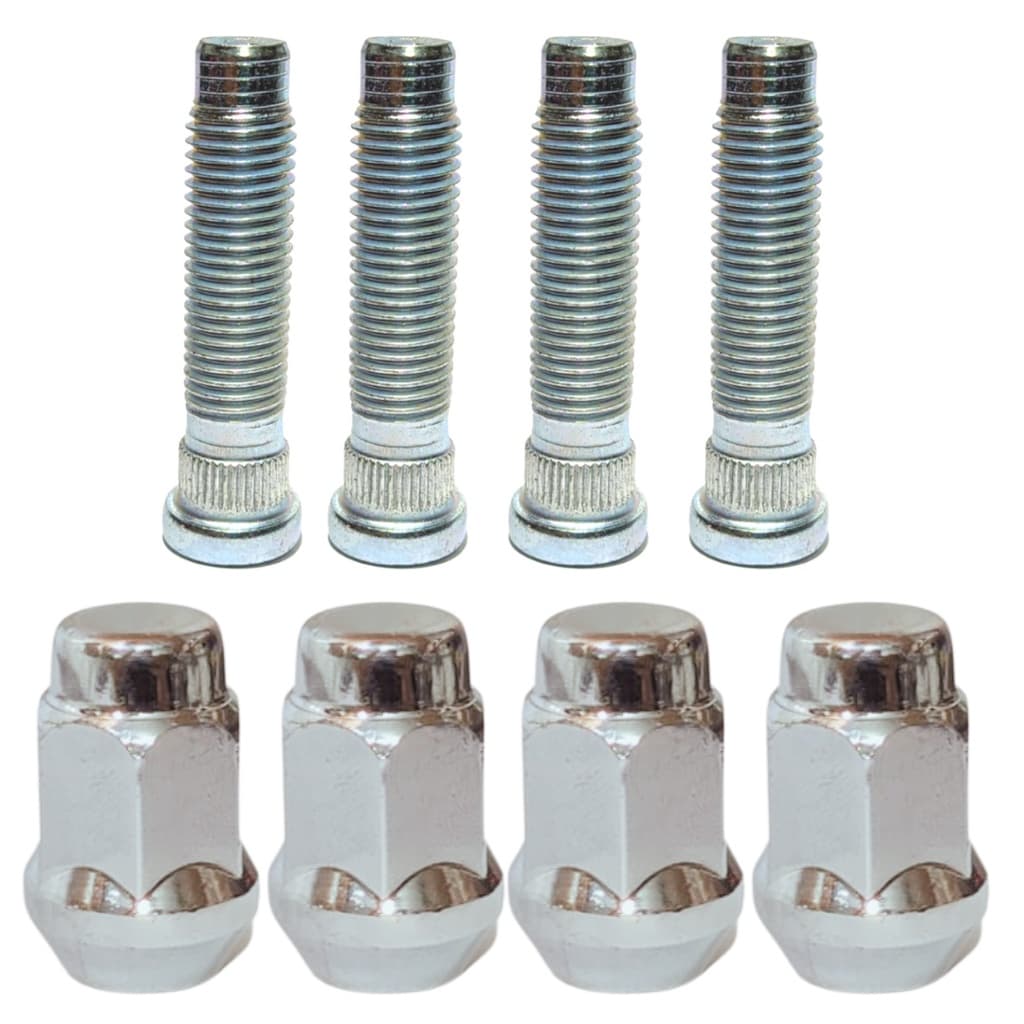 4 Prisioneiro C/ 4 Porca Roda Malibu S10 Tracker Captiva