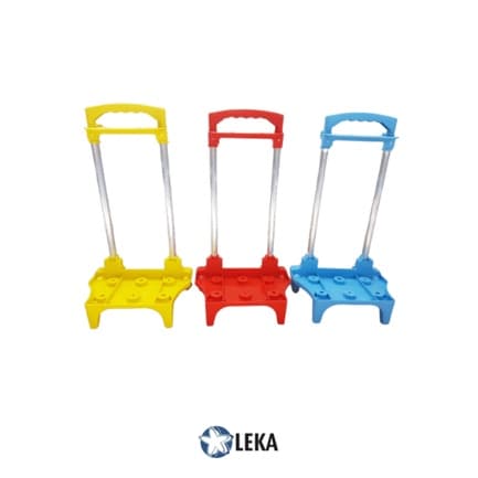 10 Carrinho Escolar 2 Rodinhas Para Mochila - Leka Plas