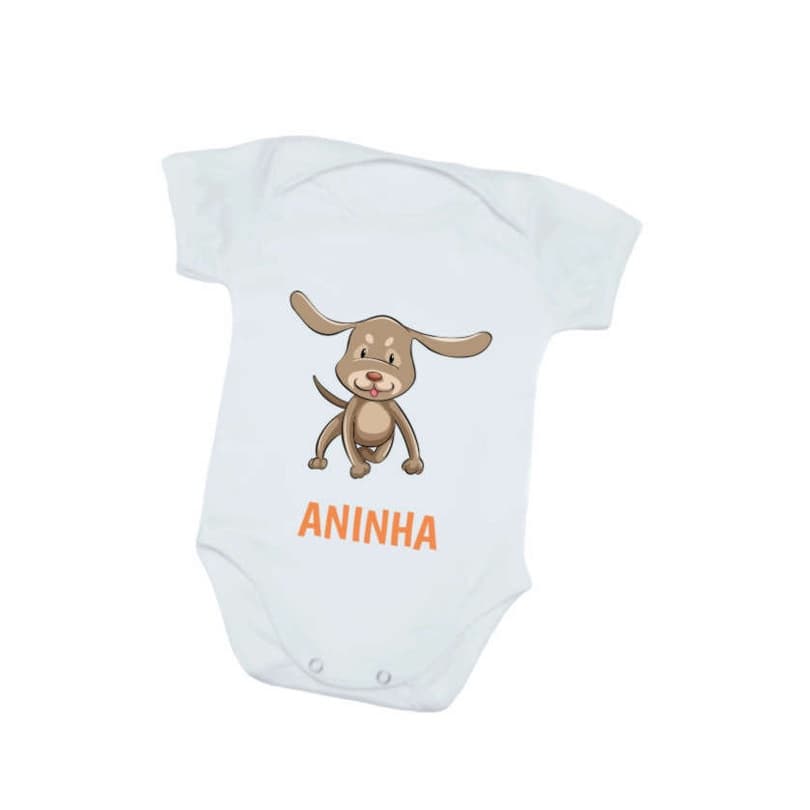 Body de Bebê Personalizado Cãozinho