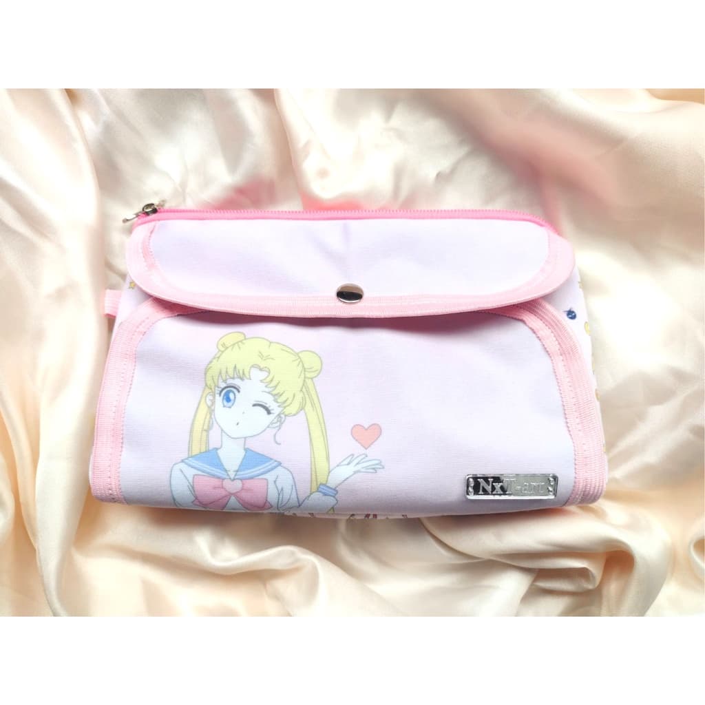 Nécessaire / bolsa de maquiagem / bolsa de mão Sailor Moon / Anime / Fofo / Cute / Kawaii / Rosa