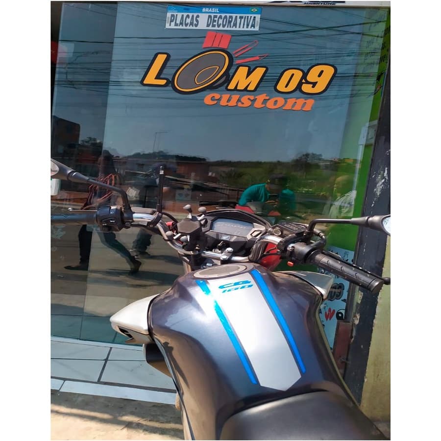 GRAVATA TANQUE MOTOS FAN 125 fan 150 start fan160  todas titan150 titan 160 twister gravatas de tanque