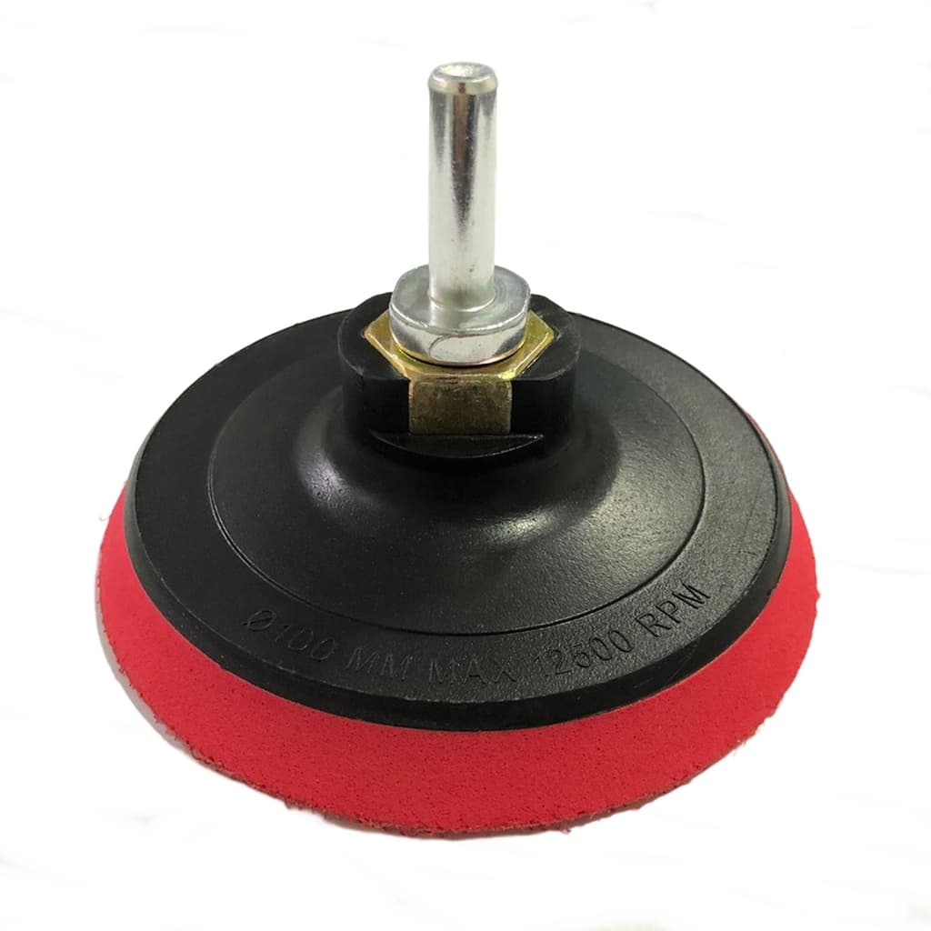 Suporte Para Lixadeira Politriz Com Velcro 100mm Para Uso Em (Lixadeira, Furadeira E Esmerilhadeira)
