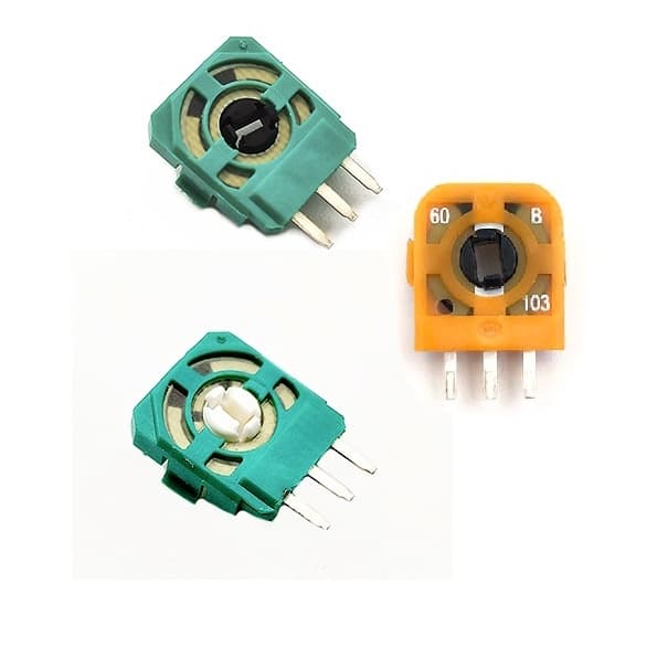 2 Sensores  potenciômetro para o analógico 3D original Alps do controle PS4 , Xbox One, Xbox Séries e PS5