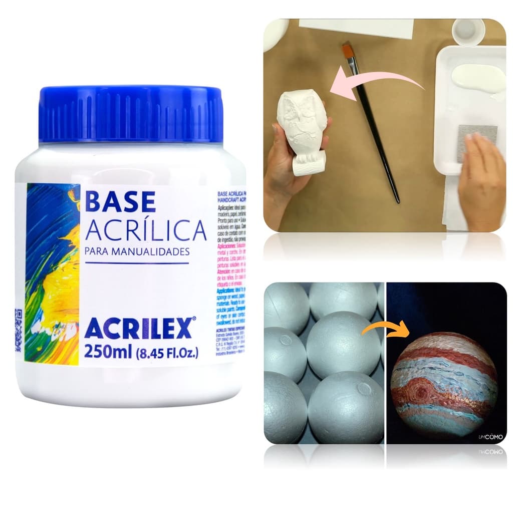 Base Acrílica Para Artesanato 250ml Atóxica - Acrilex