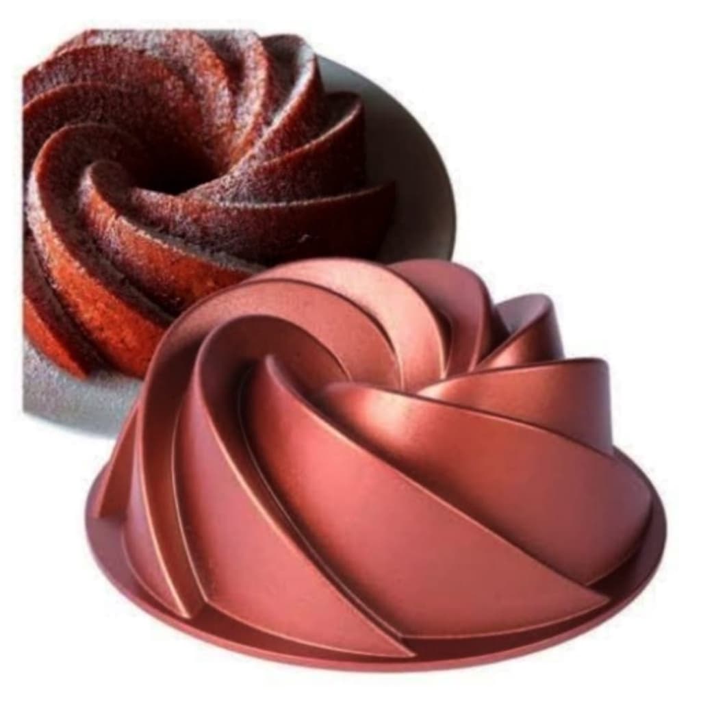 Forma De Bolo Vulcão Com Revestimento Anti-aderente Teflon Cores Variadas