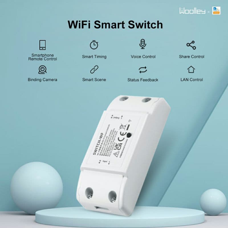Interruptor inteligente diy bluetooth wi-fi  interruptor de luz temporizador vida inteligente app controle remoto
