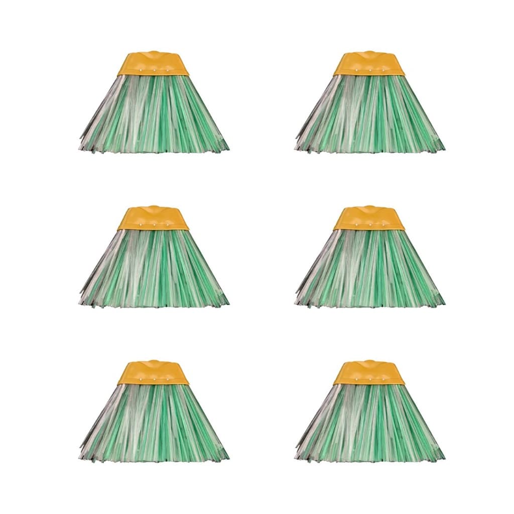 VASSOURA ECOLOGICA PET  GARRAFA COMUM SEM CABO KIT 6 UNIDADES