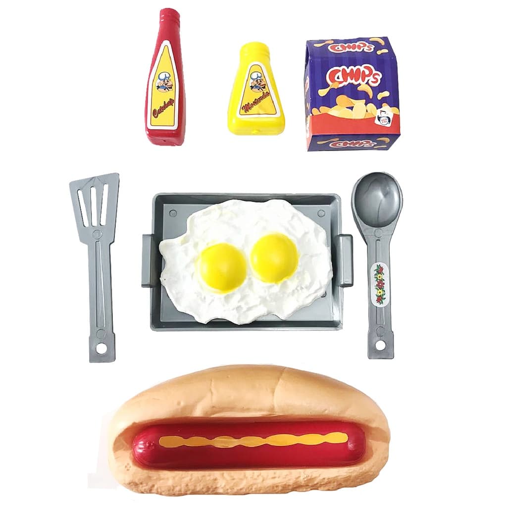 Brinquedo Hot Dog Dogueria 9 Peças Cachorro Quente