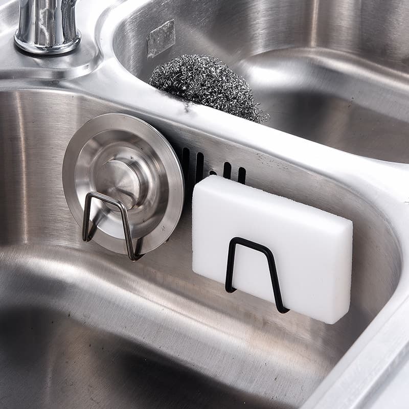 Aço Ioxidável Suporte Porta Esponja Para Bucha De PiaPrateleira De Cozinha LKS