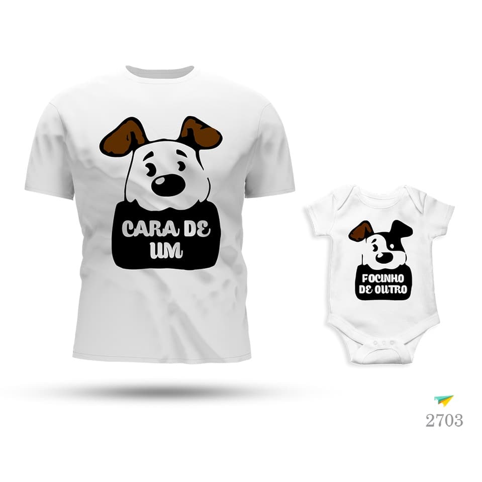 Kit Tal Pai Tal Filho Cara de um Fucinho do Outro