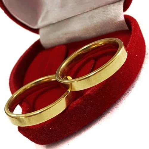 Par De Aliança Casamento Noivada Lisa Fina 4mm