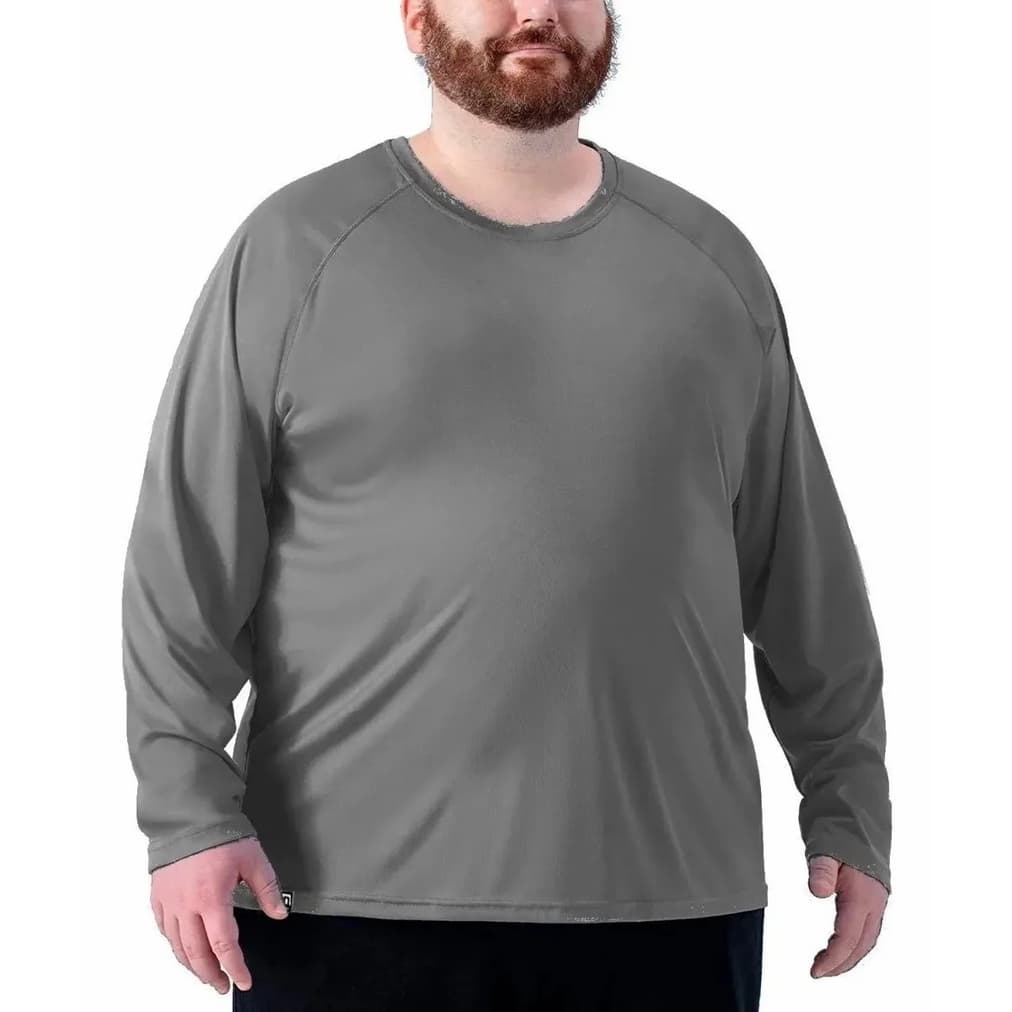 Camiseta Plus Size Proteção Uv50+ Praia Trilha Pescaria Caminhada Corrida esportes