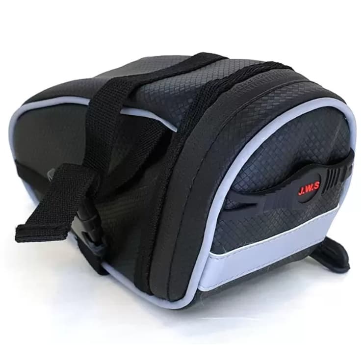Bolsa De Selim P/ Bike Faixa Refletiva Ótimo Espaço Interno CZO